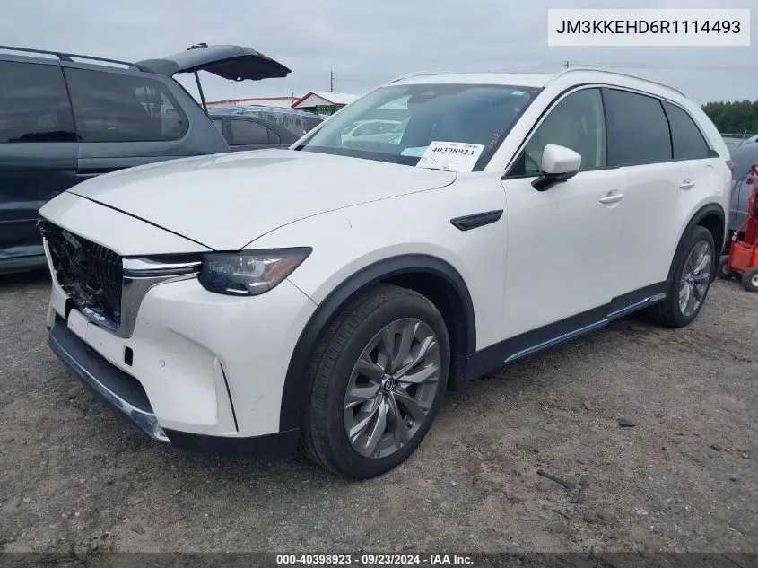 2024 Mazda Cx-90 Premium Plus VIN: JM3KKEHD6R1114493 Lot: 40398923