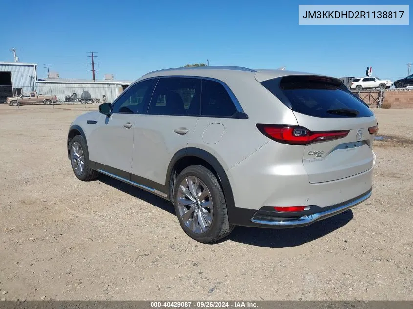 2024 Mazda Cx-90 3.3 Turbo Premium VIN: JM3KKDHD2R1138817 Lot: 40429087