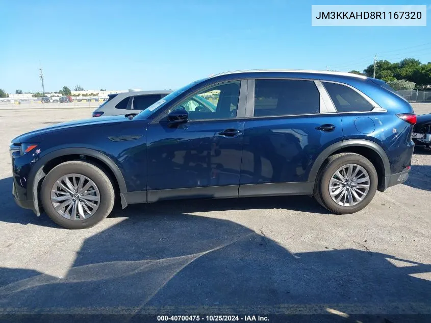 2024 Mazda Cx-90 3.3 Turbo Select VIN: JM3KKAHD8R1167320 Lot: 40700475