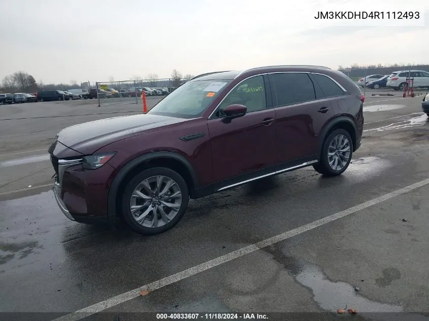 2024 Mazda Cx-90 3.3 Turbo Premium VIN: JM3KKDHD4R1112493 Lot: 40833607