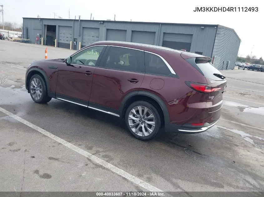 2024 Mazda Cx-90 3.3 Turbo Premium VIN: JM3KKDHD4R1112493 Lot: 40833607