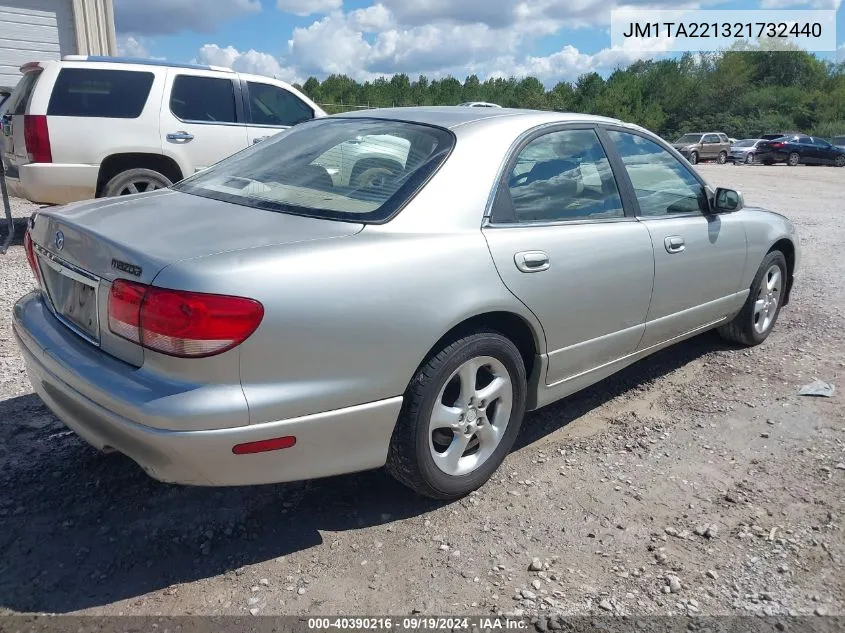 2002 Mazda Millenia P/Ps VIN: JM1TA221321732440 Lot: 40390216