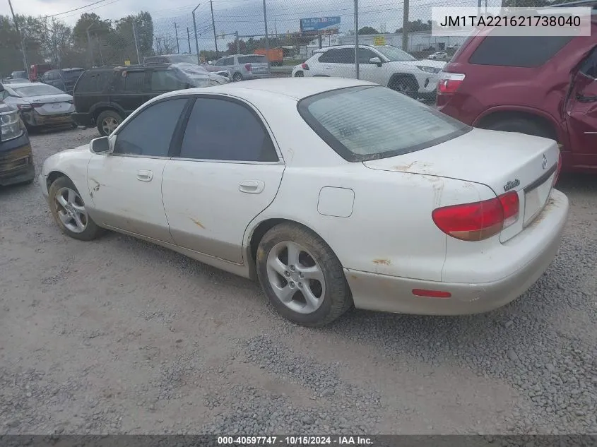 2002 Mazda Millenia P/Ps VIN: JM1TA221621738040 Lot: 40597747