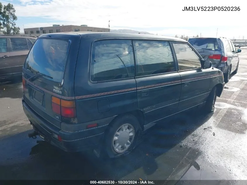 1993 Mazda Mpv Wagon VIN: JM3LV5223P0520236 Lot: 40682530