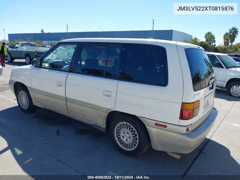 1996 Mazda Mpv Wagon VIN: JM3LV522XT0815876 Lot: 40562922