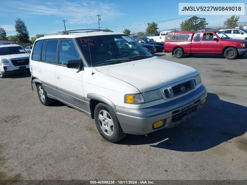 JM3LV5227W0849018 1998 Mazda Mpv Es/Lx