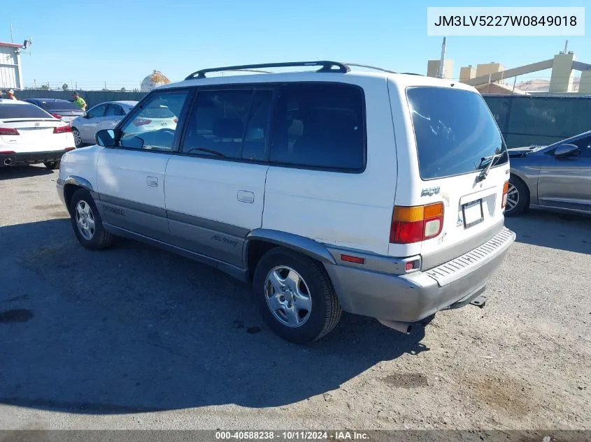 JM3LV5227W0849018 1998 Mazda Mpv Es/Lx