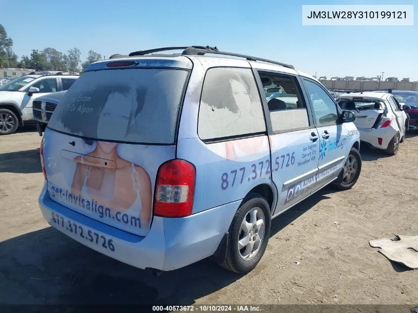 JM3LW28Y310199121 2001 Mazda Mpv