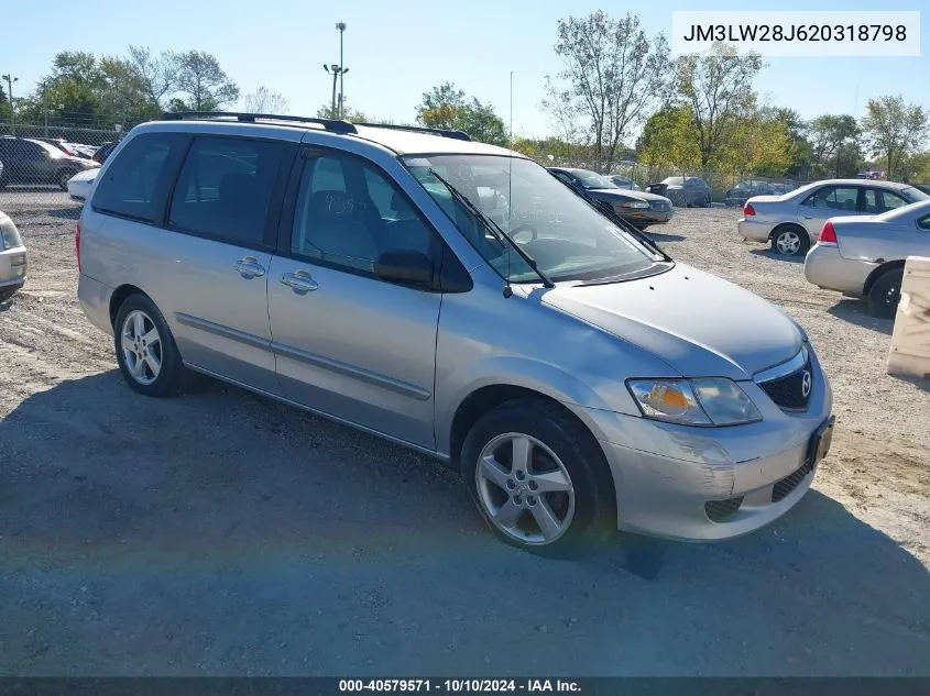 2002 Mazda Mpv Es/Lx VIN: JM3LW28J620318798 Lot: 40579571