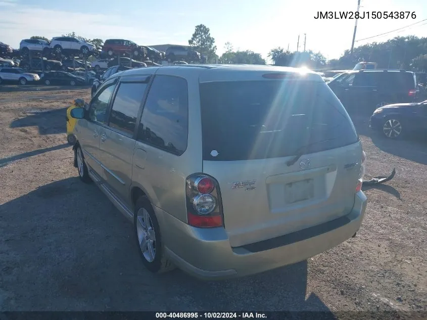 2005 Mazda Mpv Es VIN: JM3LW28J150543876 Lot: 40486995