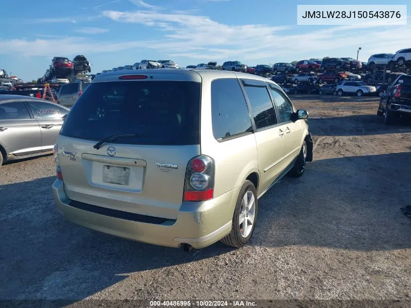 2005 Mazda Mpv Es VIN: JM3LW28J150543876 Lot: 40486995