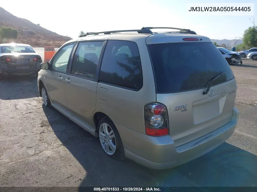 2005 Mazda Mpv Wagon VIN: JM3LW28A050544405 Lot: 40701533