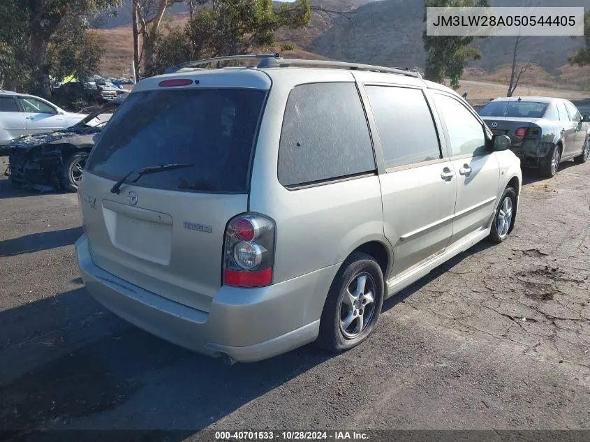 2005 Mazda Mpv Wagon VIN: JM3LW28A050544405 Lot: 40701533