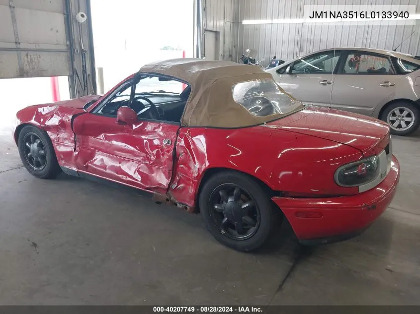 1990 Mazda Mx-5 Miata VIN: JM1NA3516L0133940 Lot: 40207749