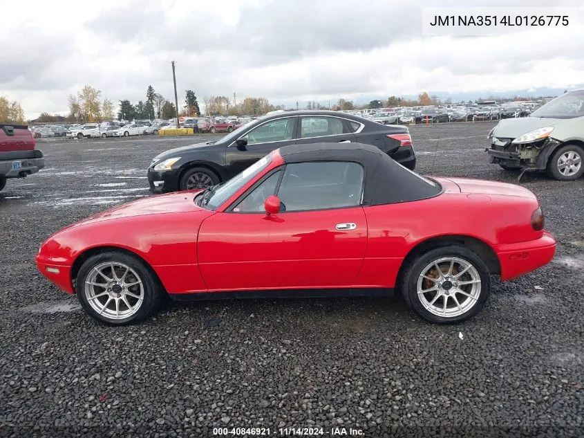 1990 Mazda Mx-5 Miata VIN: JM1NA3514L0126775 Lot: 40846921