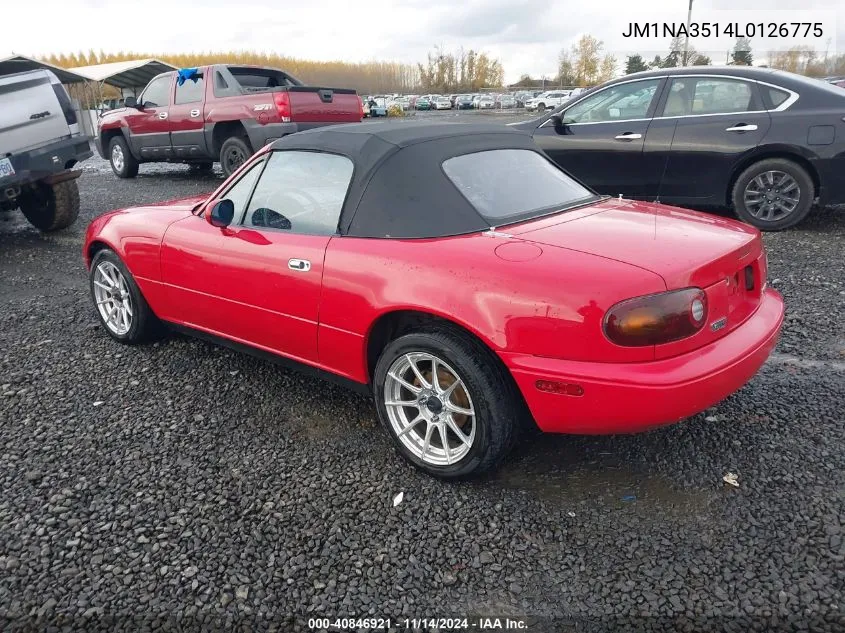 1990 Mazda Mx-5 Miata VIN: JM1NA3514L0126775 Lot: 40846921