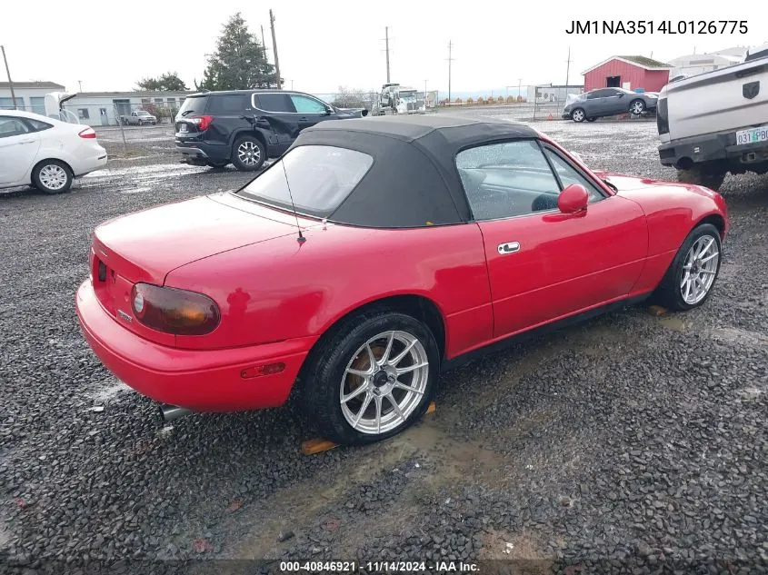 1990 Mazda Mx-5 Miata VIN: JM1NA3514L0126775 Lot: 40846921