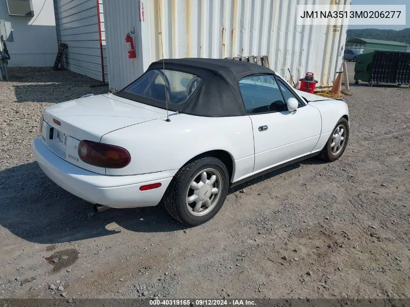 1991 Mazda Mx-5 Miata VIN: JM1NA3513M0206277 Lot: 40319165