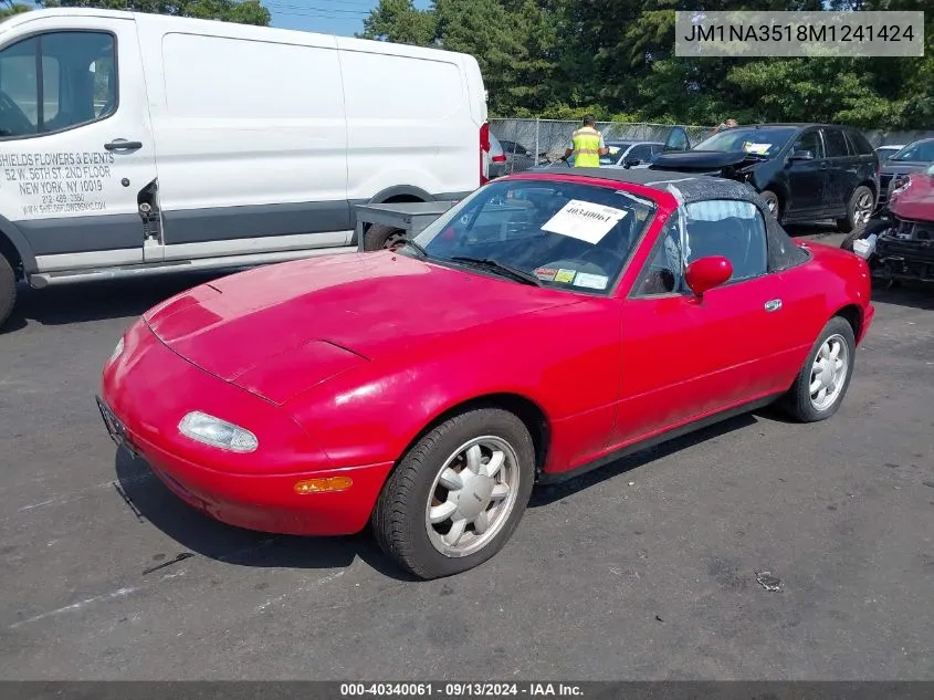 JM1NA3518M1241424 1991 Mazda Mx-5 Miata