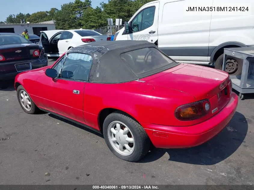 JM1NA3518M1241424 1991 Mazda Mx-5 Miata