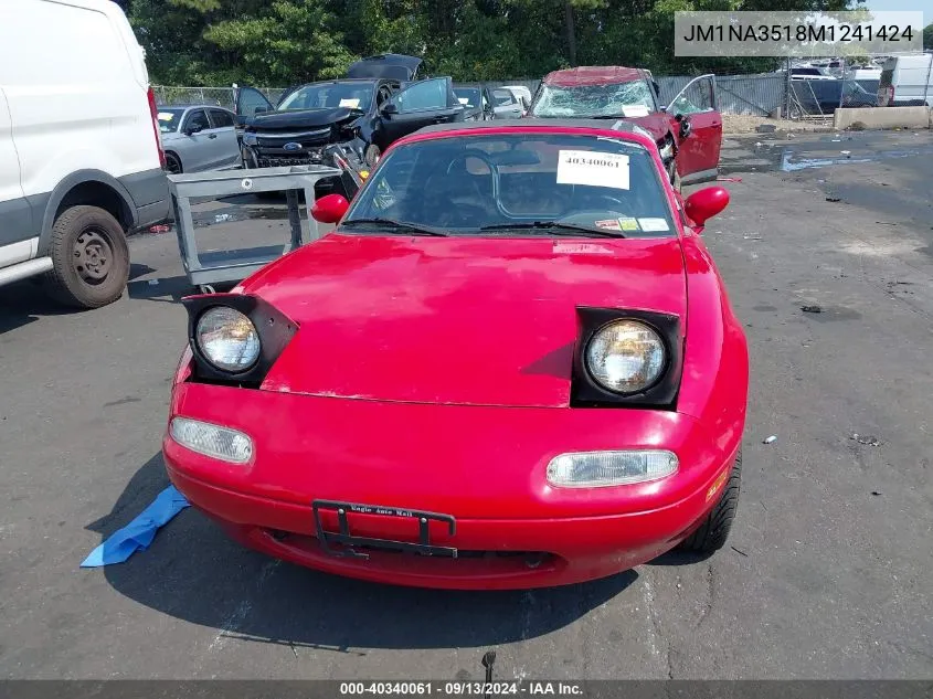 JM1NA3518M1241424 1991 Mazda Mx-5 Miata