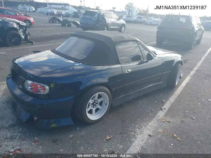 1991 Mazda Mx-5 Miata VIN: JM1NA351XM1239187 Lot: 40557780