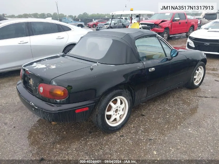 1992 Mazda Mx-5 Miata VIN: JM1NA3517N1317913 Lot: 40244401