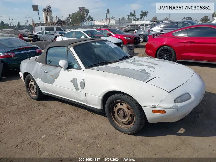 1992 Mazda Mx-5 Miata VIN: JM1NA3517N0306352 Lot: 40534397