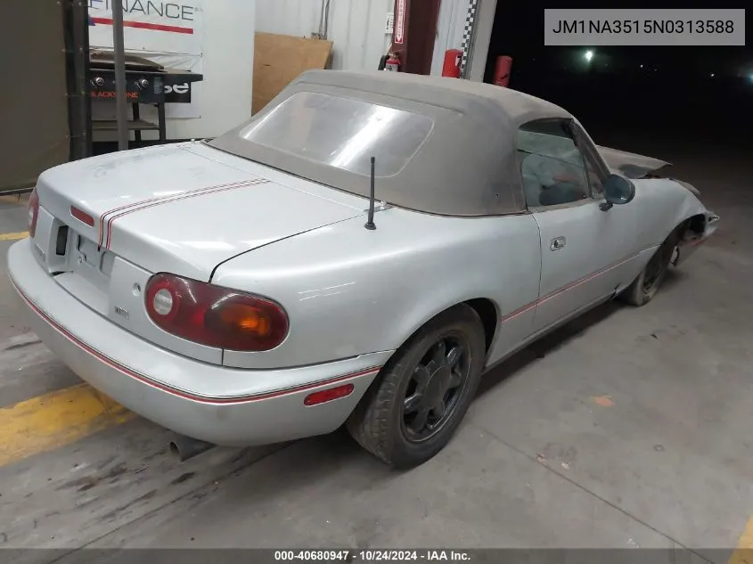 1992 Mazda Mx-5 Miata VIN: JM1NA3515N0313588 Lot: 40680947