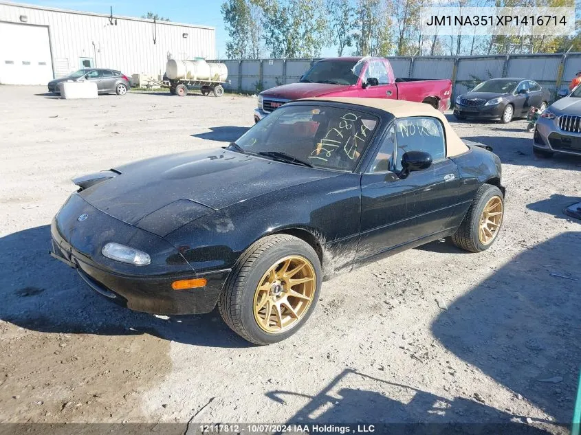 1993 Mazda Mx-5 Miata VIN: JM1NA351XP1416714 Lot: 12117812