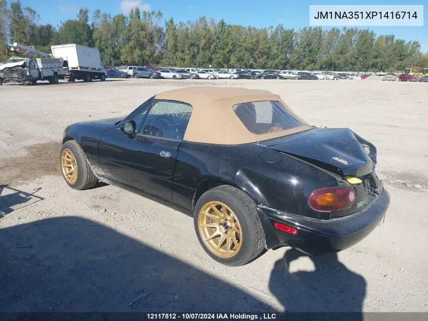 1993 Mazda Mx-5 Miata VIN: JM1NA351XP1416714 Lot: 12117812