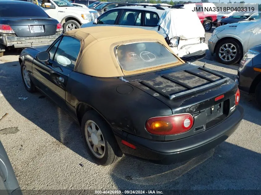 1993 Mazda Mx-5 Miata VIN: JM1NA3518P0403319 Lot: 40426959