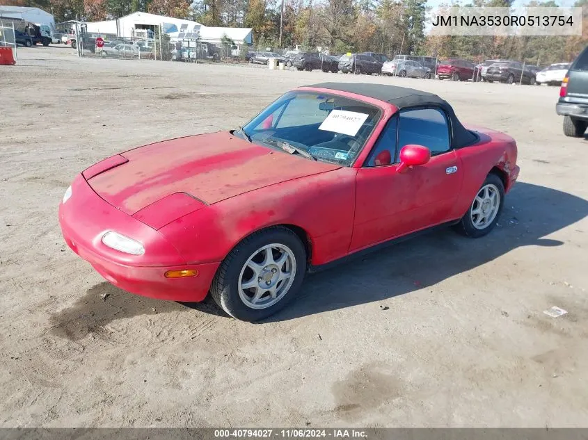 1994 Mazda Mx-5 Miata VIN: JM1NA3530R0513754 Lot: 40794027