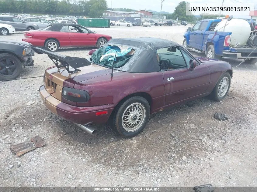 1995 Mazda Mx-5 Miata VIN: JM1NA3539S0615821 Lot: 40048155