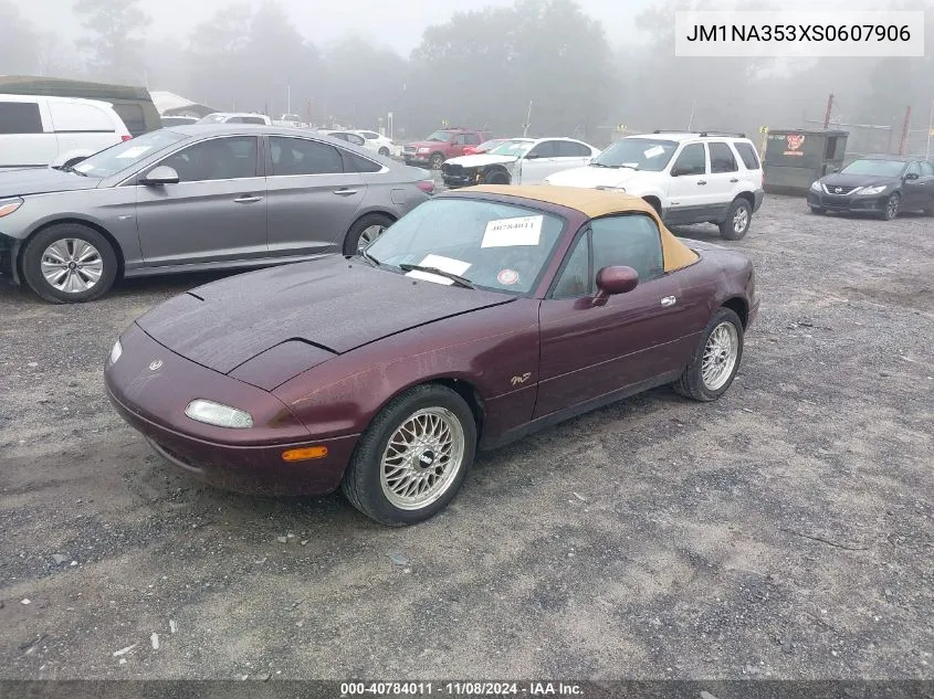 1995 Mazda Mx-5 Miata VIN: JM1NA353XS0607906 Lot: 40784011