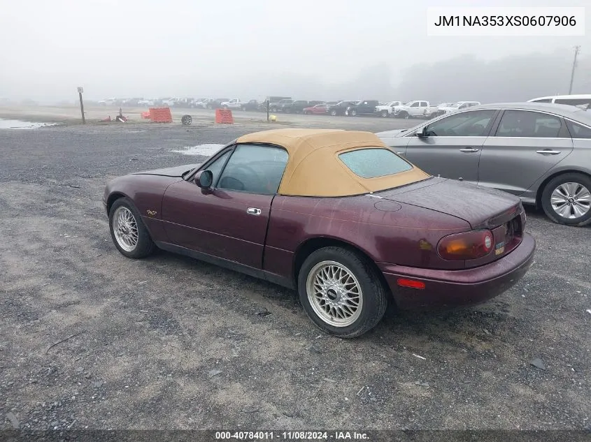 1995 Mazda Mx-5 Miata VIN: JM1NA353XS0607906 Lot: 40784011