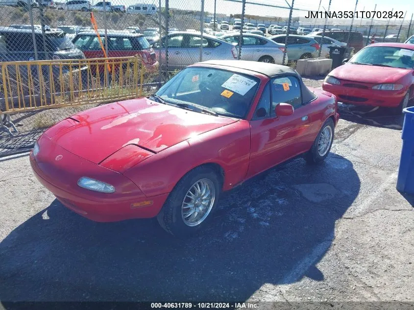 1996 Mazda Mx-5 Miata VIN: JM1NA3531T0702842 Lot: 40631789