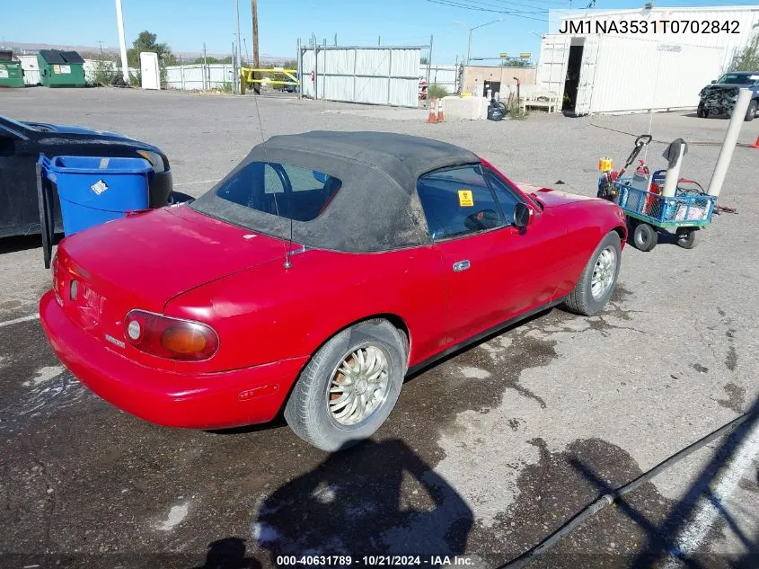 1996 Mazda Mx-5 Miata VIN: JM1NA3531T0702842 Lot: 40631789