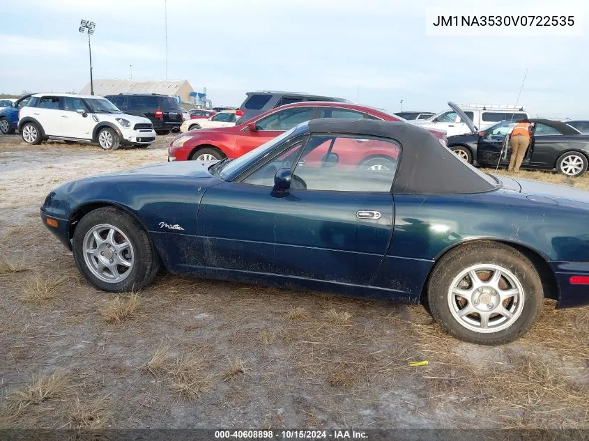 1997 Mazda Mx-5 Miata Leather Pkg/M Edition/Popular Equipment Pkg/R Pkg./Sto/Touring Pkg VIN: JM1NA3530V0722535 Lot: 40608898