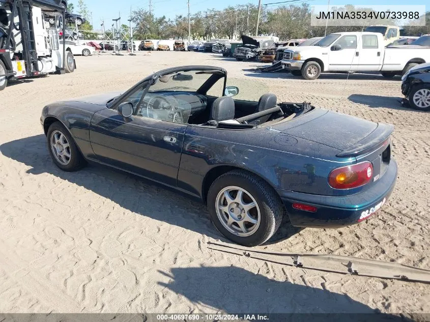 1997 Mazda Mx-5 Miata Leather Pkg/M Edition/Popular Equipment Pkg/R Pkg./Sto/Touring Pkg VIN: JM1NA3534V0733988 Lot: 40697690