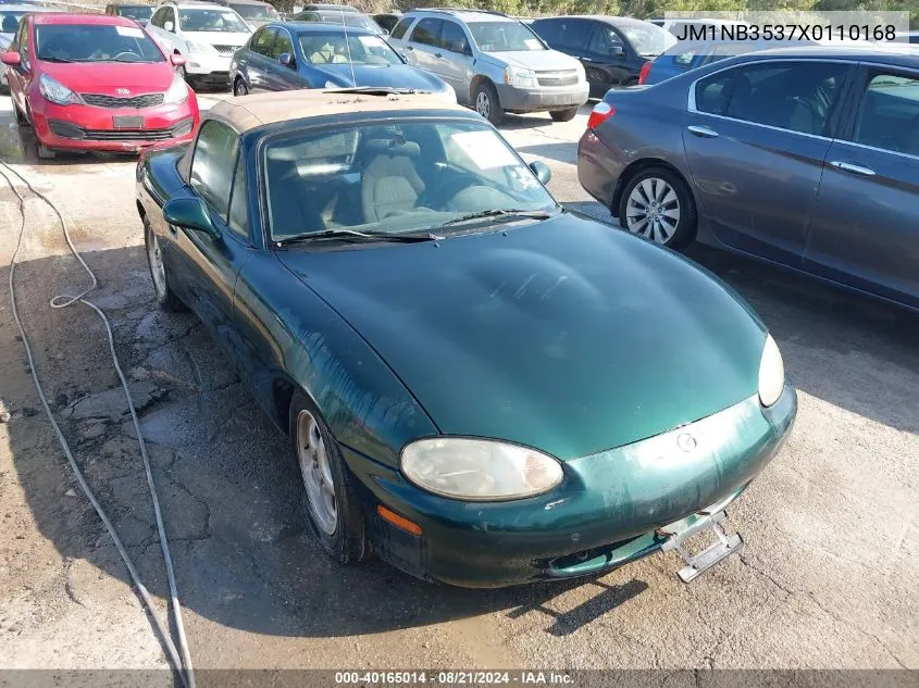 1999 Mazda Mx-5 Miata Leather Pkg/Popular Equipment Pkg/Sports Pkg/Touring Pkg VIN: JM1NB3537X0110168 Lot: 40165014