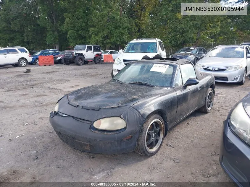 1999 Mazda Mx-5 Miata Leather Pkg/Popular Equipment Pkg/Sports Pkg/Touring Pkg VIN: JM1NB3530X0105944 Lot: 40355035