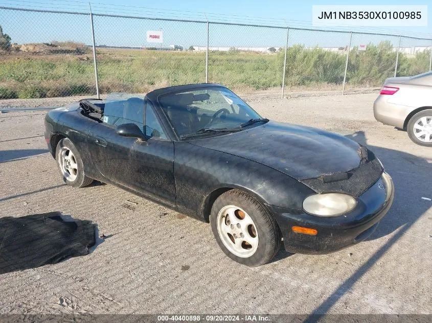 1999 Mazda Mx-5 Miata Leather Pkg/Popular Equipment Pkg/Sports Pkg/Touring Pkg VIN: JM1NB3530X0100985 Lot: 40400898