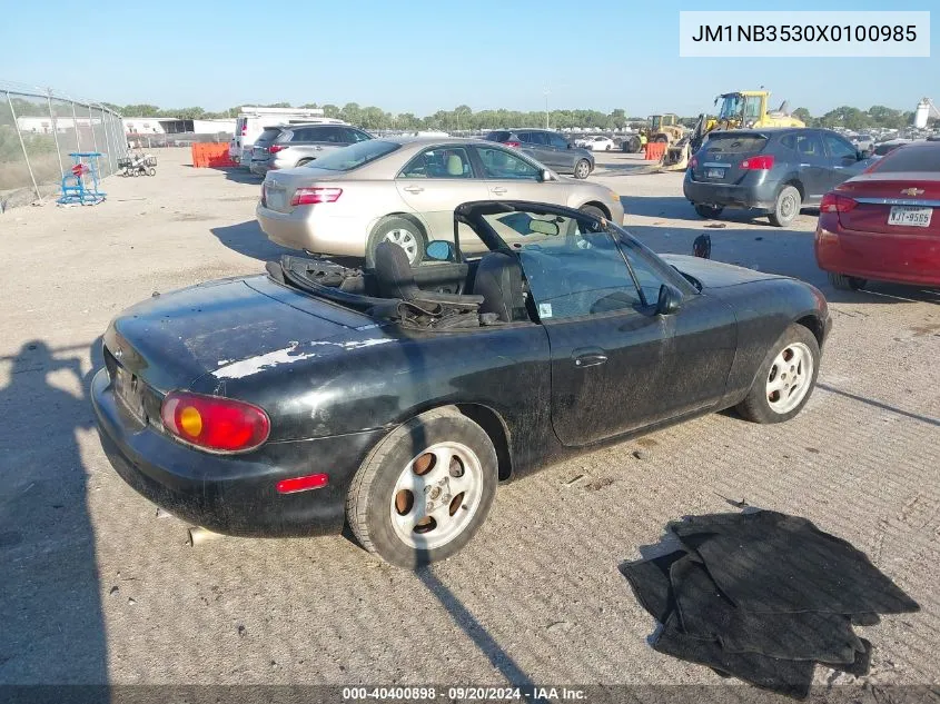 1999 Mazda Mx-5 Miata Leather Pkg/Popular Equipment Pkg/Sports Pkg/Touring Pkg VIN: JM1NB3530X0100985 Lot: 40400898