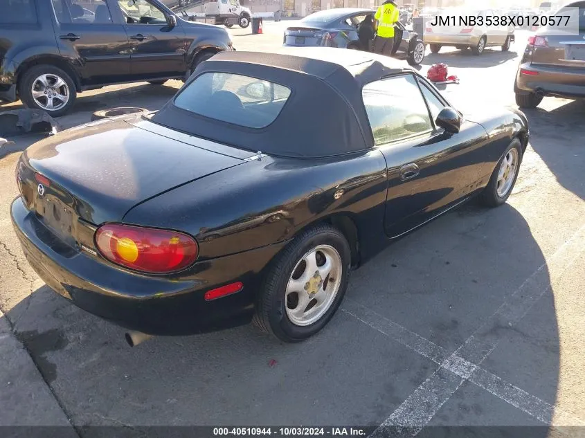 1999 Mazda Mx-5 Miata Leather Pkg/Popular Equipment Pkg/Sports Pkg/Touring Pkg VIN: JM1NB3538X0120577 Lot: 40510944