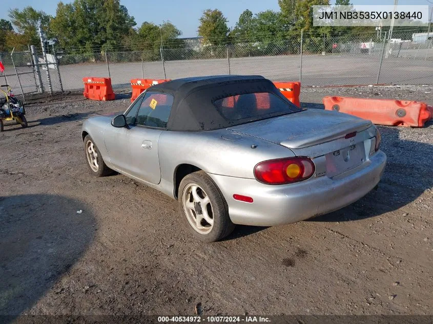 1999 Mazda Mx-5 Miata Leather Pkg/Popular Equipment Pkg/Sports Pkg/Touring Pkg VIN: JM1NB3535X0138440 Lot: 40534972