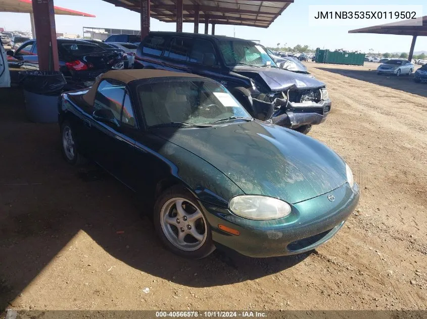 1999 Mazda Mx-5 Miata VIN: JM1NB3535X0119502 Lot: 40566578