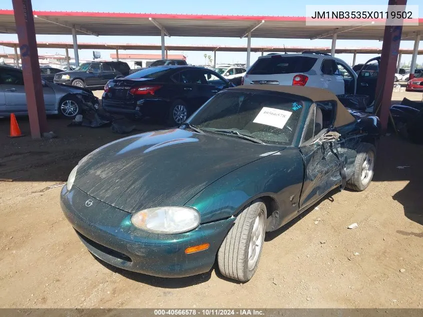 1999 Mazda Mx-5 Miata VIN: JM1NB3535X0119502 Lot: 40566578