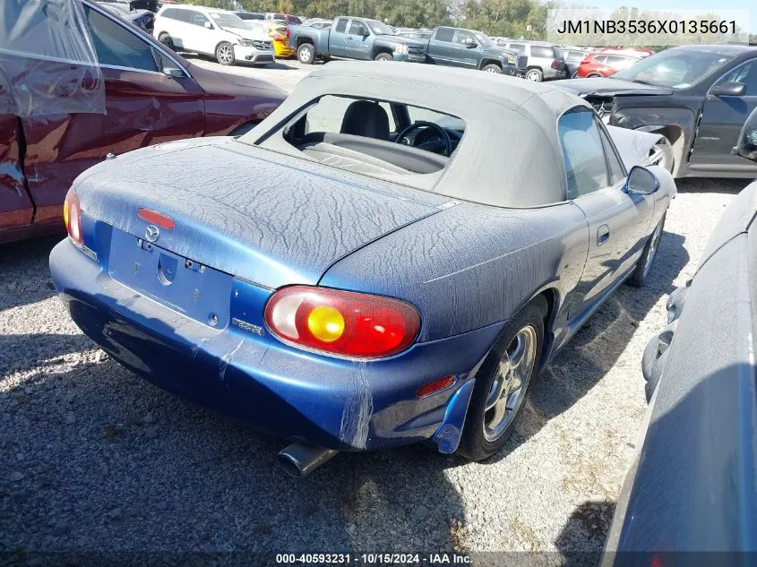 1999 Mazda Mx-5 Miata VIN: JM1NB3536X0135661 Lot: 40593231