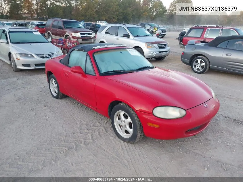 1999 Mazda Mx-5 Miata VIN: JM1NB3537X0136379 Lot: 40653794